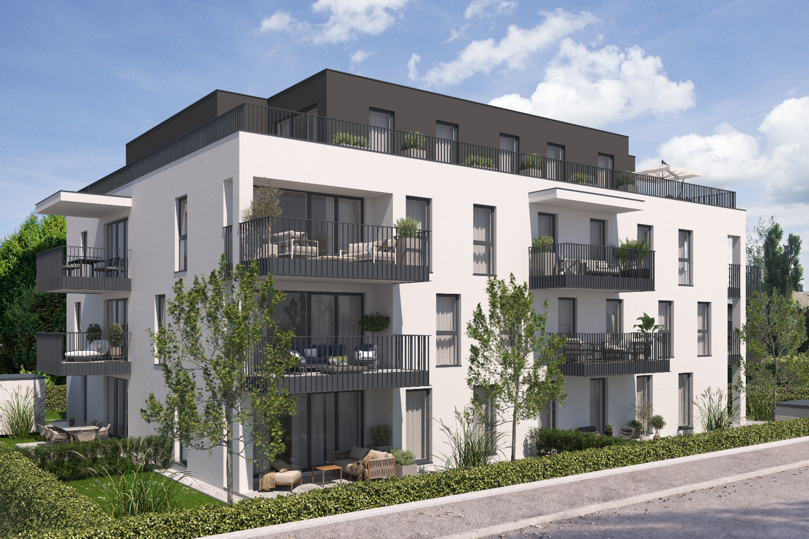 Architekturvisualisierung Salzburger Wohnbauprojekt